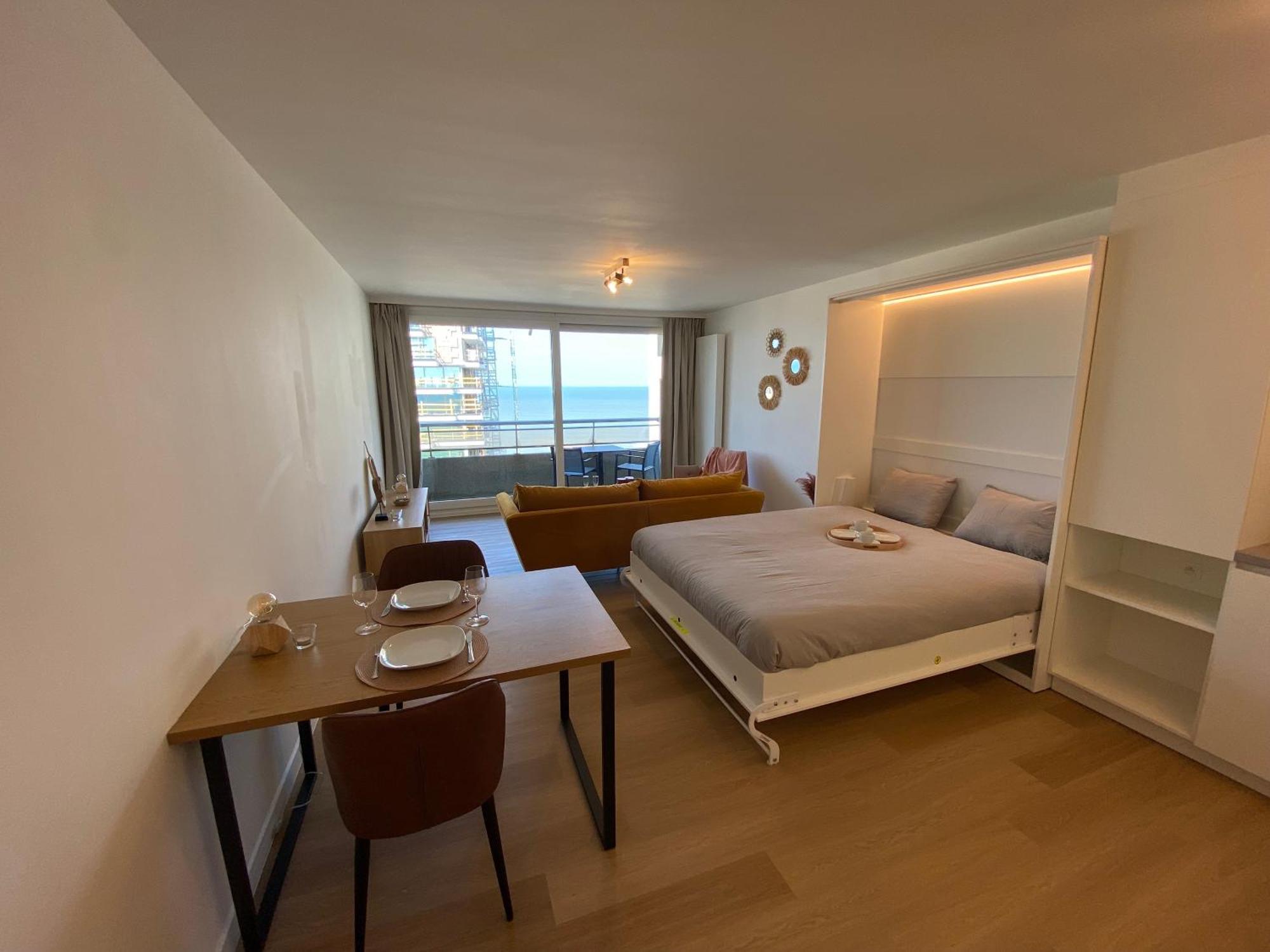Sky Sea View Studio Остенде Екстер'єр фото
