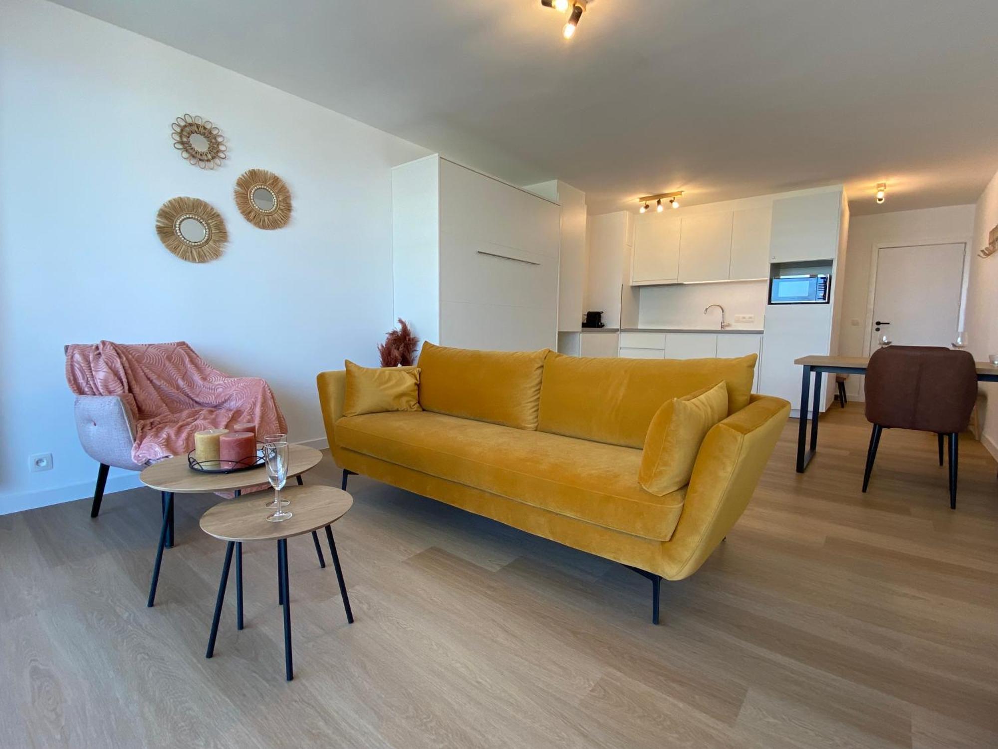 Sky Sea View Studio Остенде Екстер'єр фото